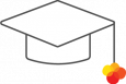 graduation cap icon